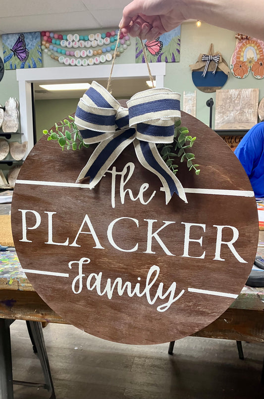 Personalized Name Door Hanger