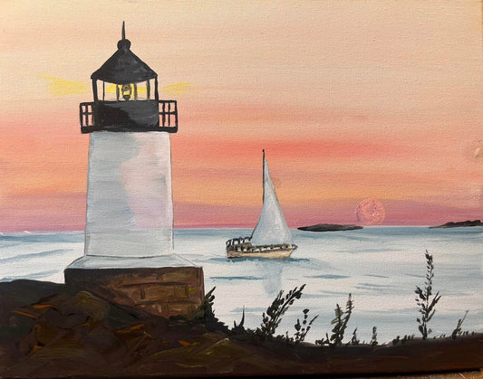 Lighthouse Paint Class June 19 1-4pm