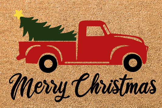 Merry Christmas truck/tree