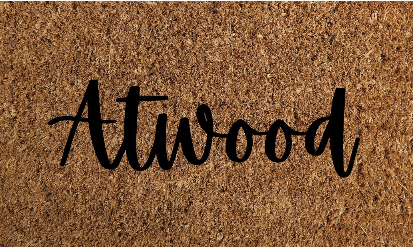Name door mat