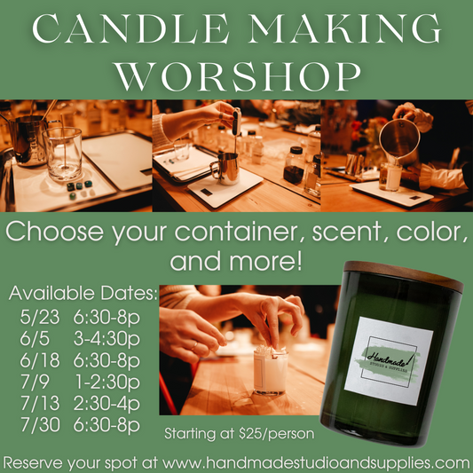 Candle Making Workshop: Create Your Own Custom Candle!