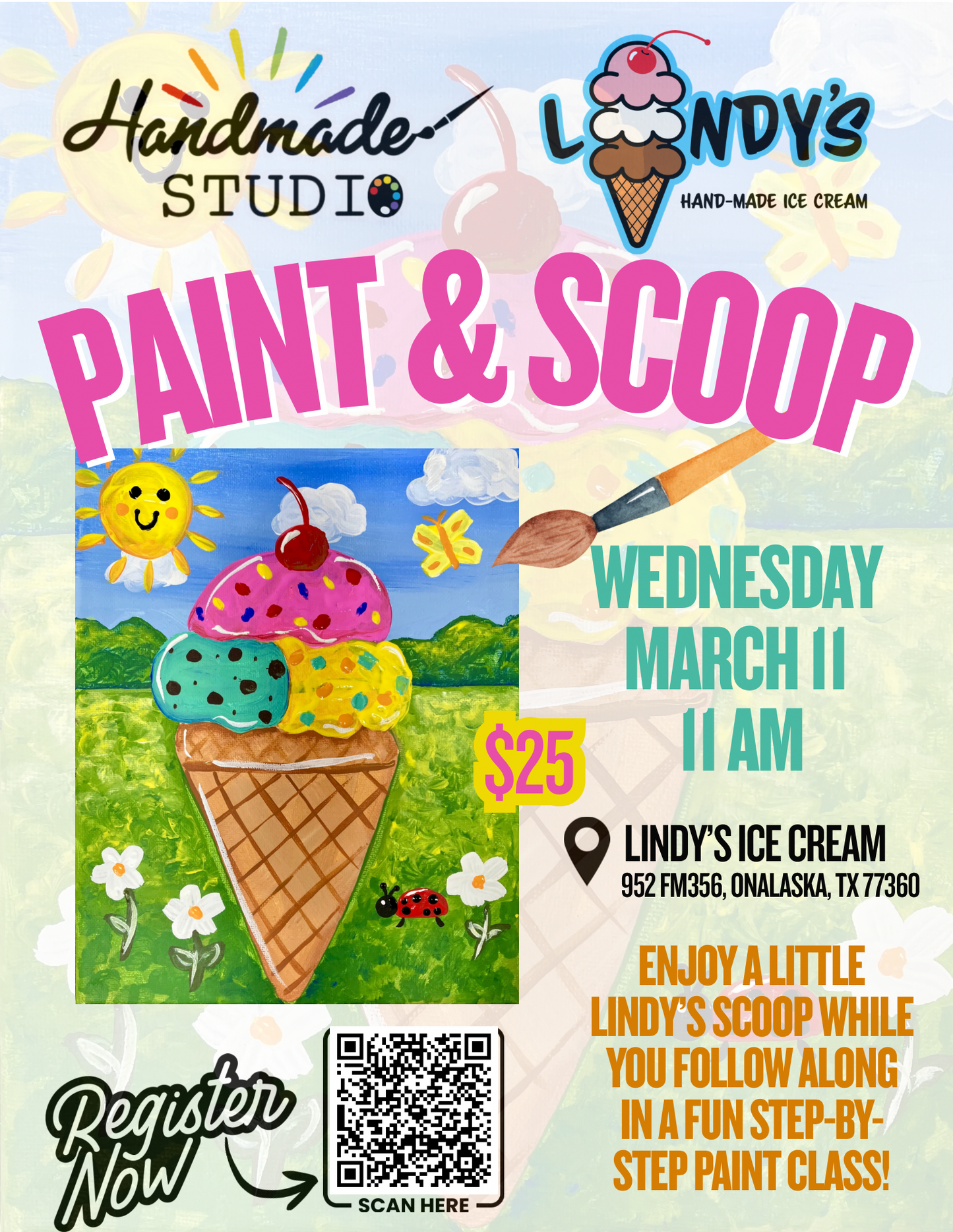 PAINT & SCOOP @ Lindy’s - Onalaska