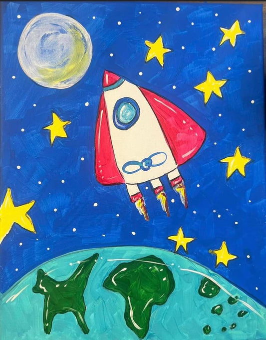 YOUTH Rocket Paint Class 7/16 @1-3pm