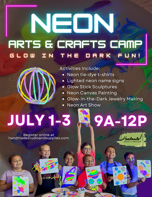 Neon Arts & Crafts Camp July 1-3