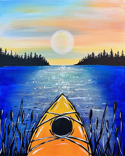 Kayak Paint Class 6/11 @6pm