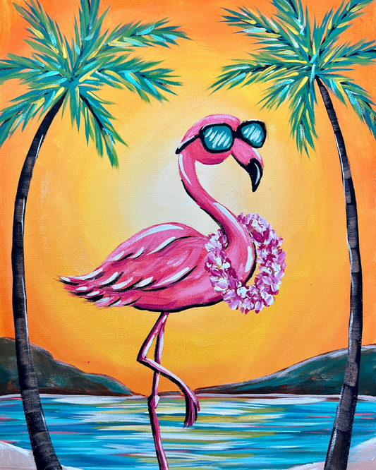 Flamingo Paint Class 6/1 7-10