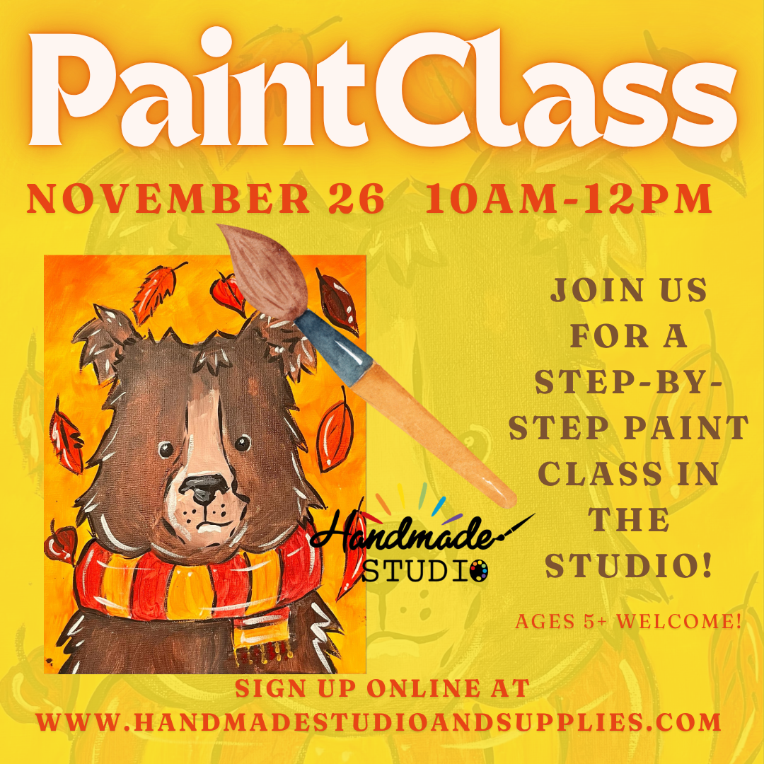 Fall Bear Paint Class