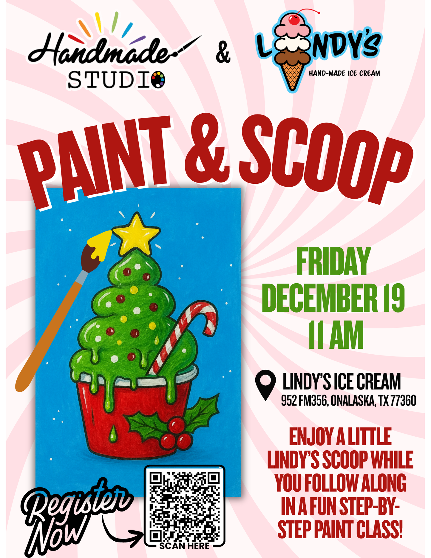 Paint & Scoop @ Lindy's Ice Cream