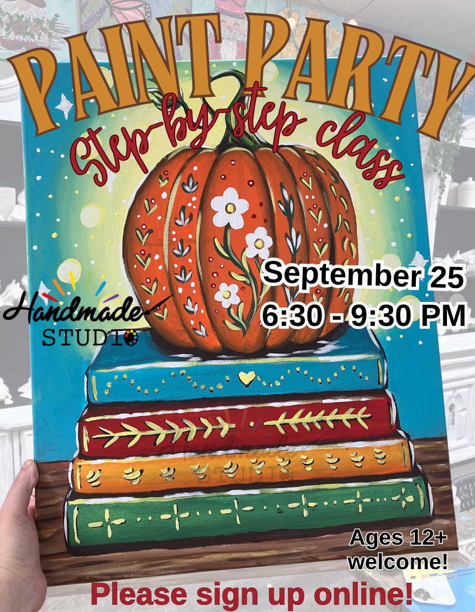 Fall Bookish - Paint Party September 25 @6:30pm