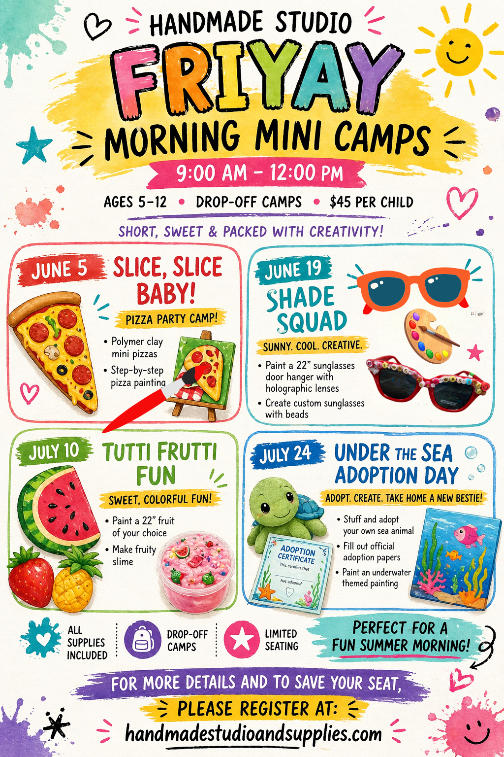 FriYAY Morning Mini Camps