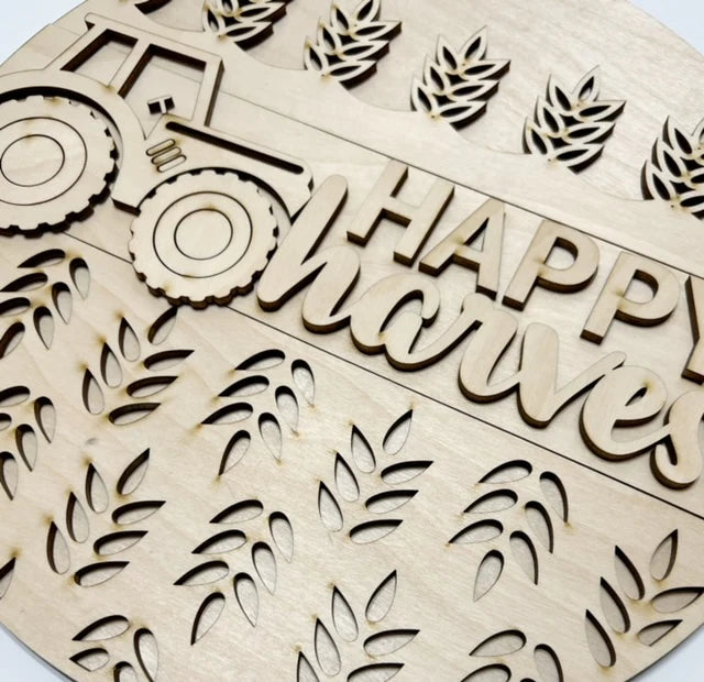 Happy Harvest - tractor