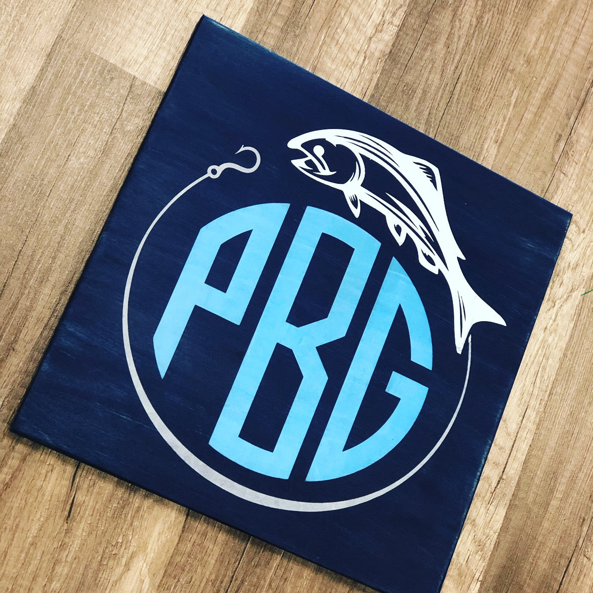 Fishing monogram