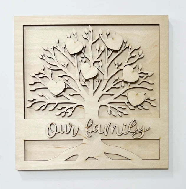 Our Family (6 hearts included)