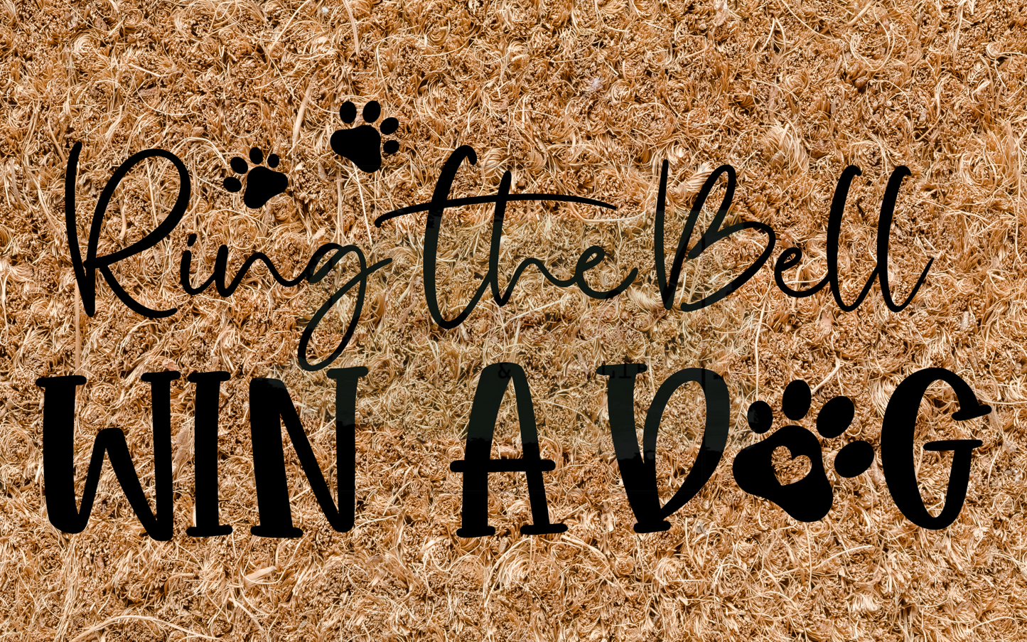 Ring the door bell win a dog