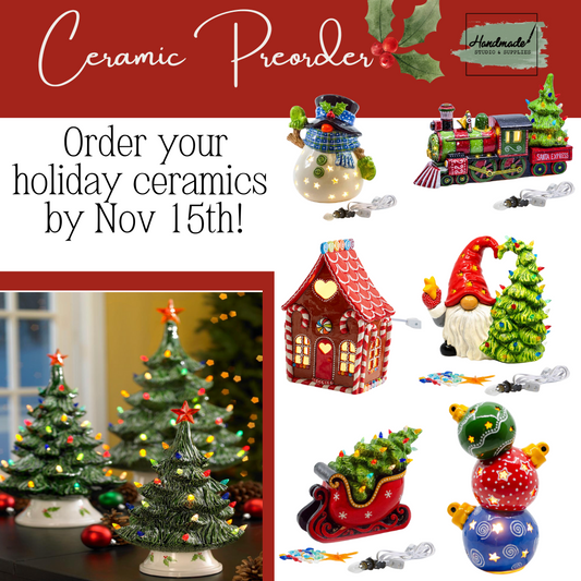 Holiday Ceramic Presale - ORDER BY NOVEMBER 15