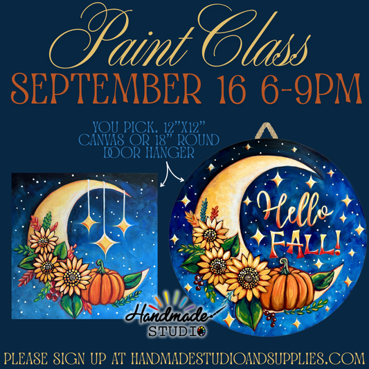 Acrylic Paint Class 9/16 @ 6pm
