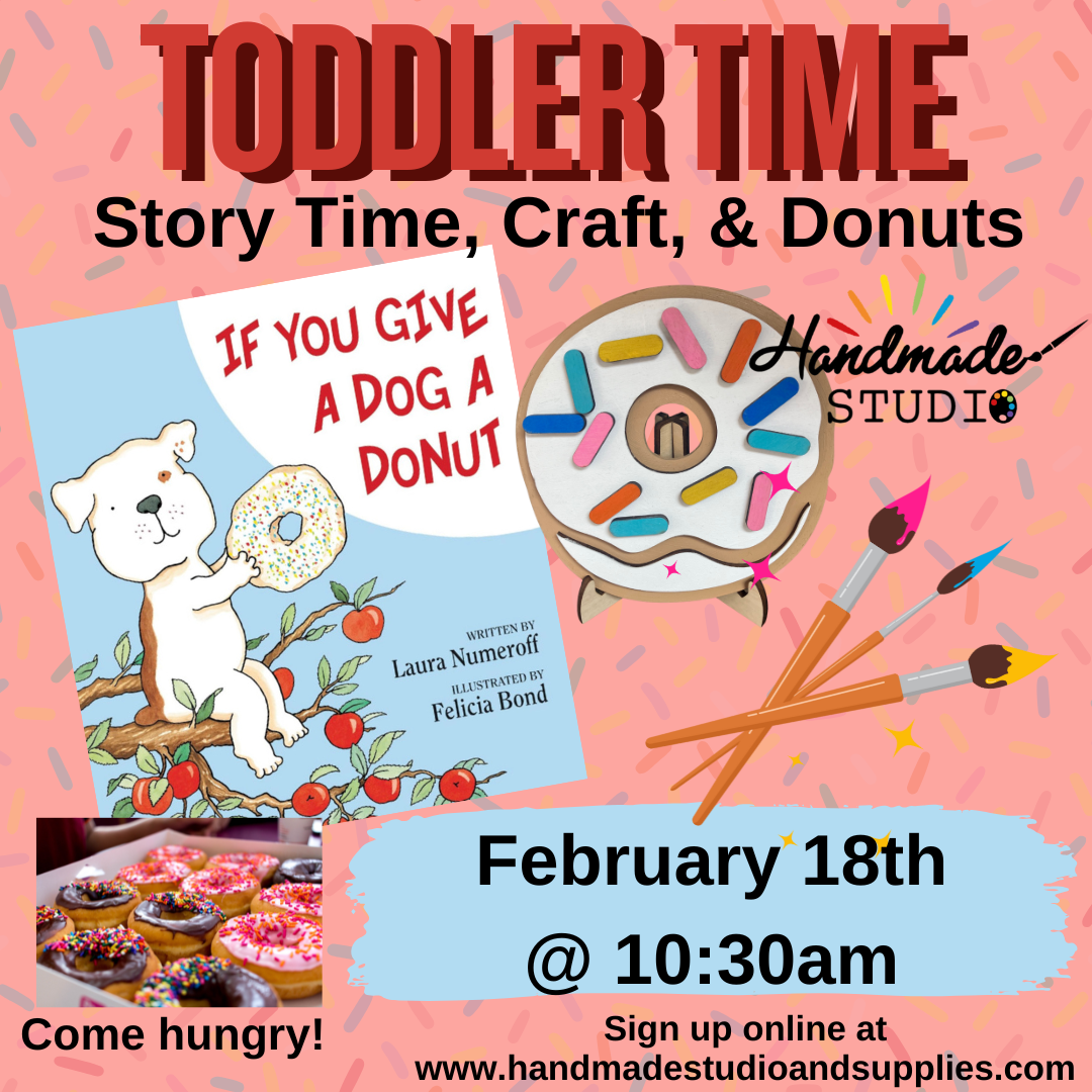 February - Toddler Times - Wednesdays @10:30am