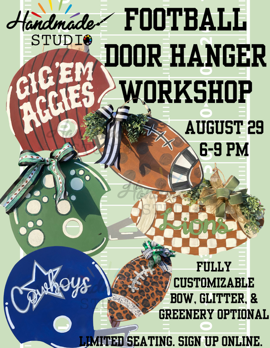 Football Door Hanger Workshop