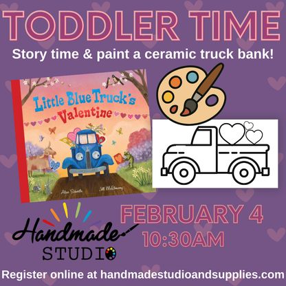 February - Toddler Times - Wednesdays @10:30am