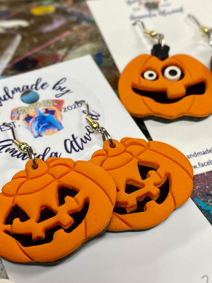 Halloween - Handmade Polymer Clay Earrings