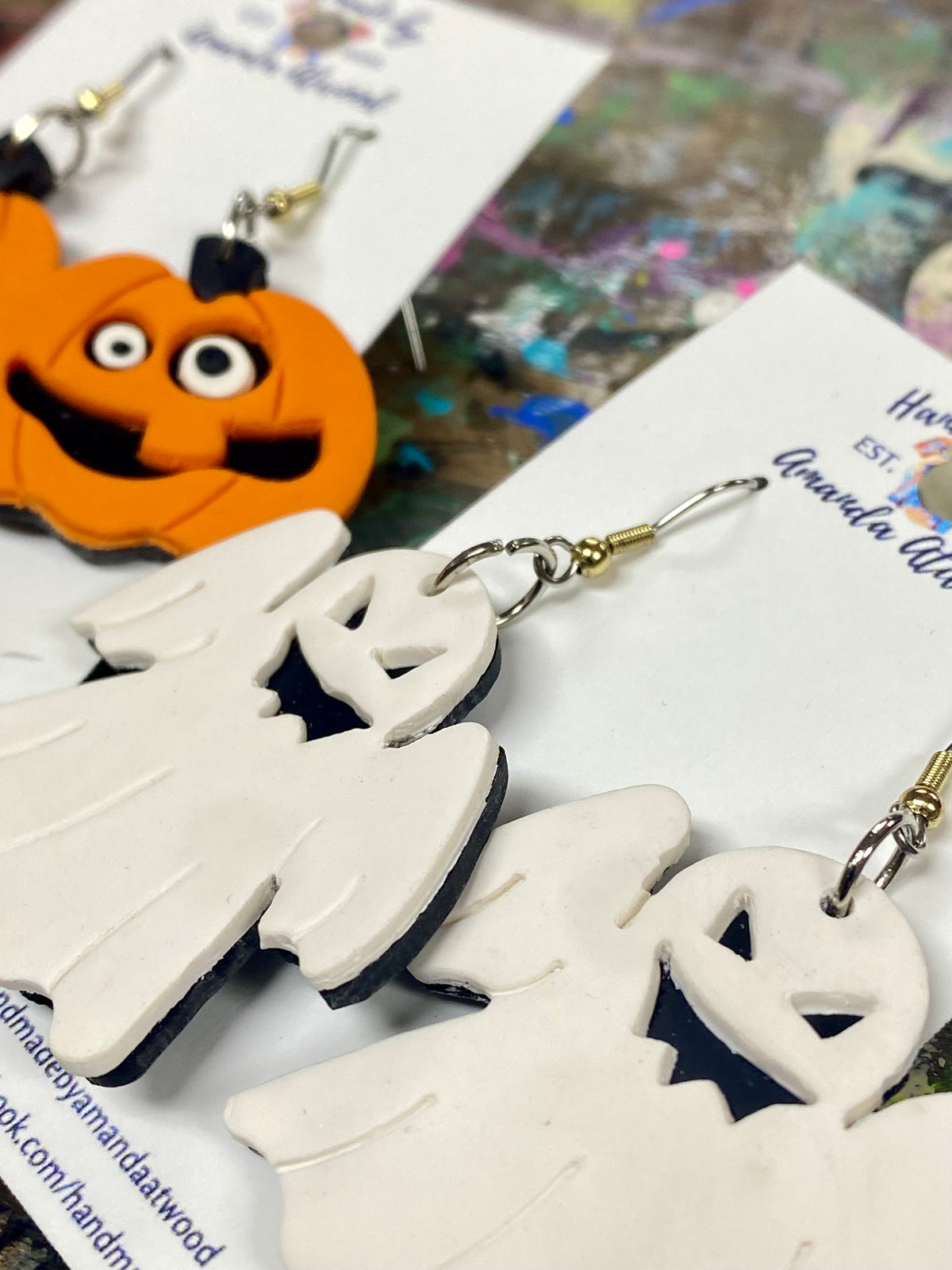 Halloween - Handmade Polymer Clay Earrings