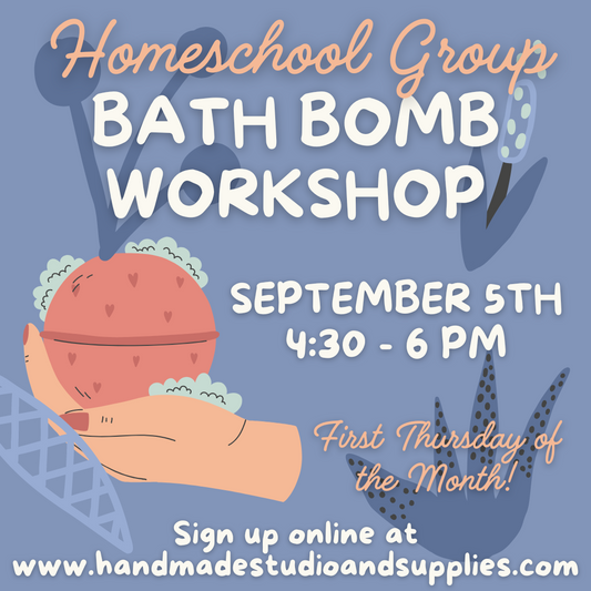 HOMESCHOOL Bath Bomb Workshop 9/5 @4:30-6pm