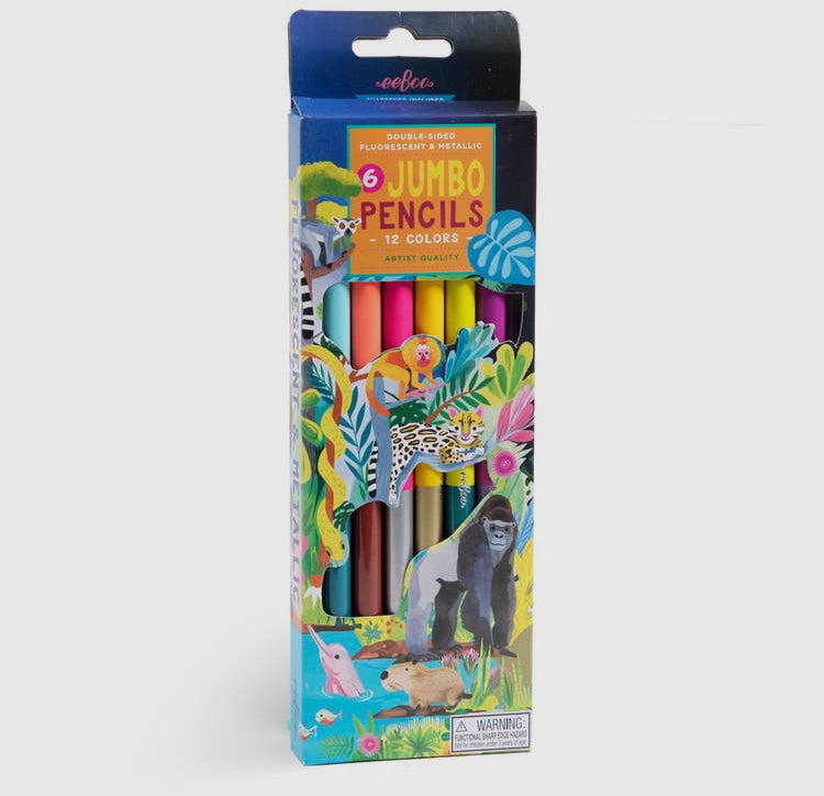 Jungle Sketchbook & Jumbo Crayon Set