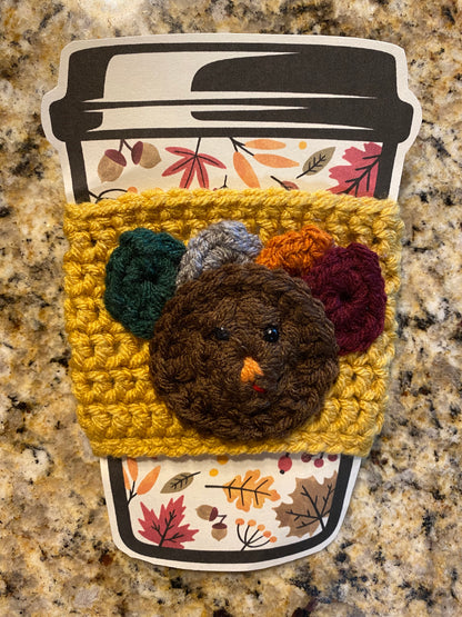 Fall cup cozy