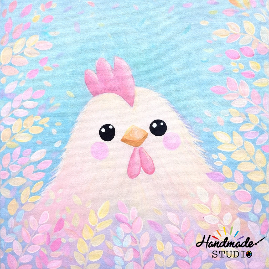 Spring Chick – Step-by-Step Paint Class