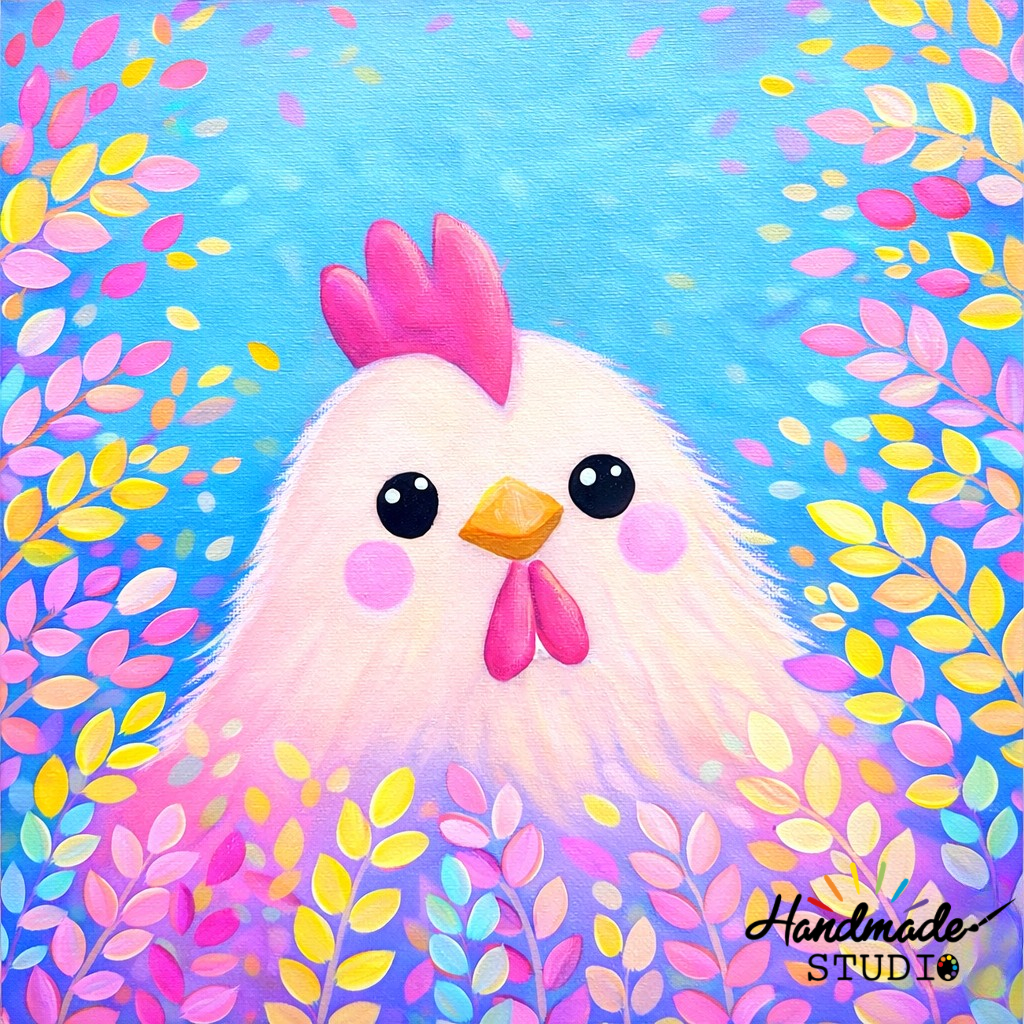 Spring Chick – Step-by-Step Paint Class