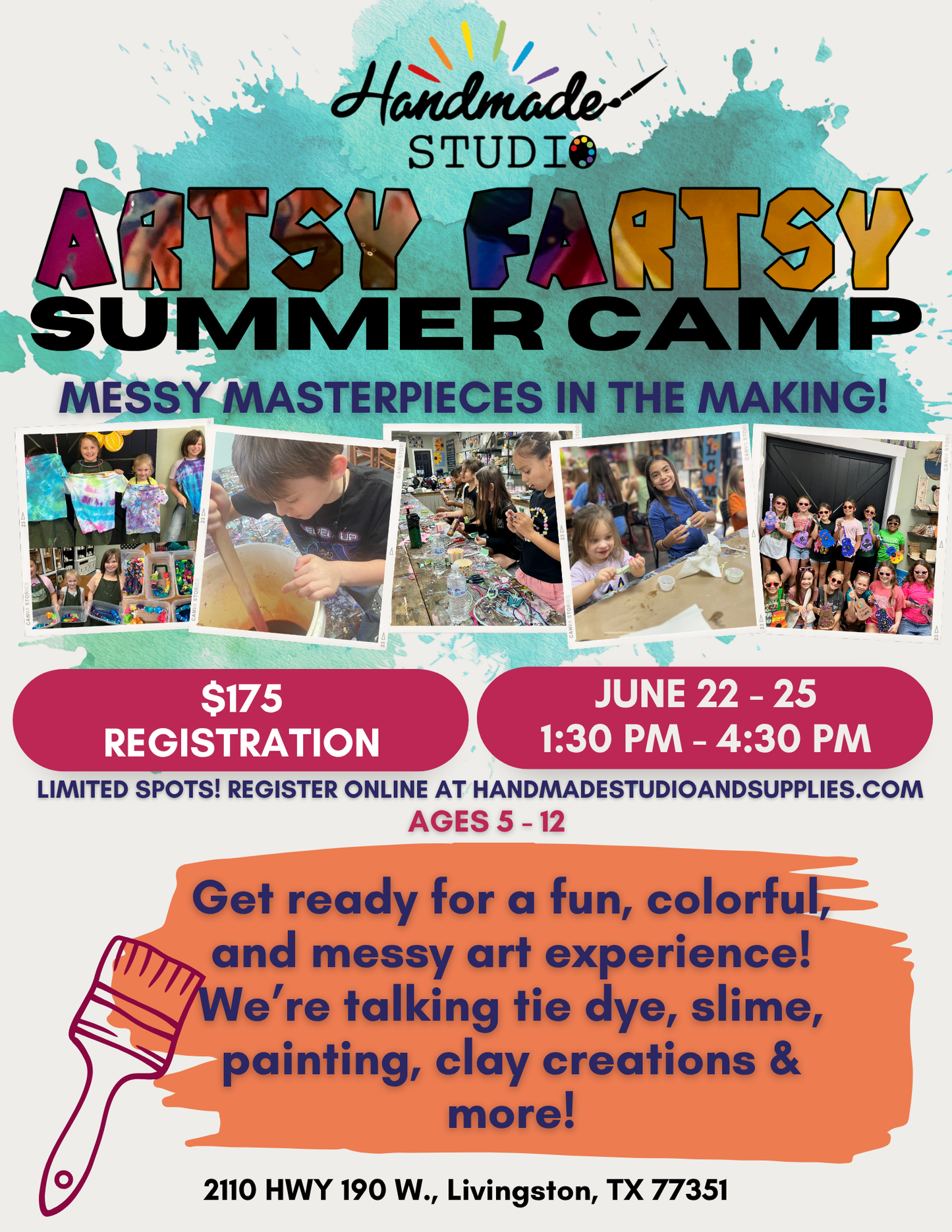 Artsy Fartsy Summer Camp