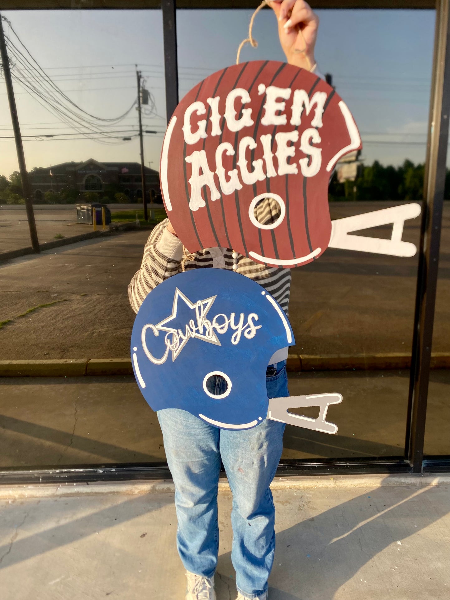 Custom Hand-Painted Door Hanger