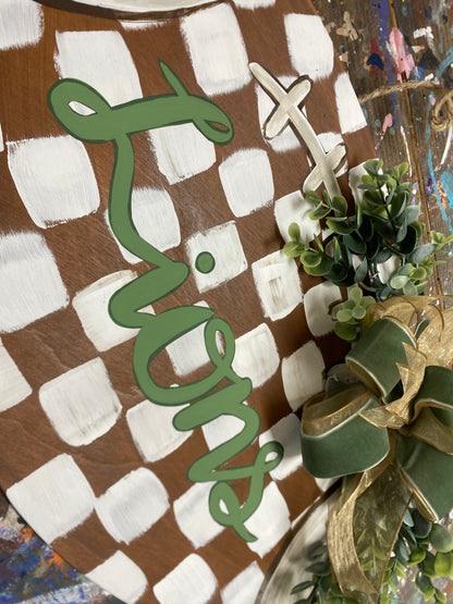 Custom Hand-Painted Door Hanger