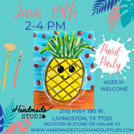 Kid's Paint Party - June 19th 2pm