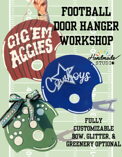 Football Door Hanger Workshop