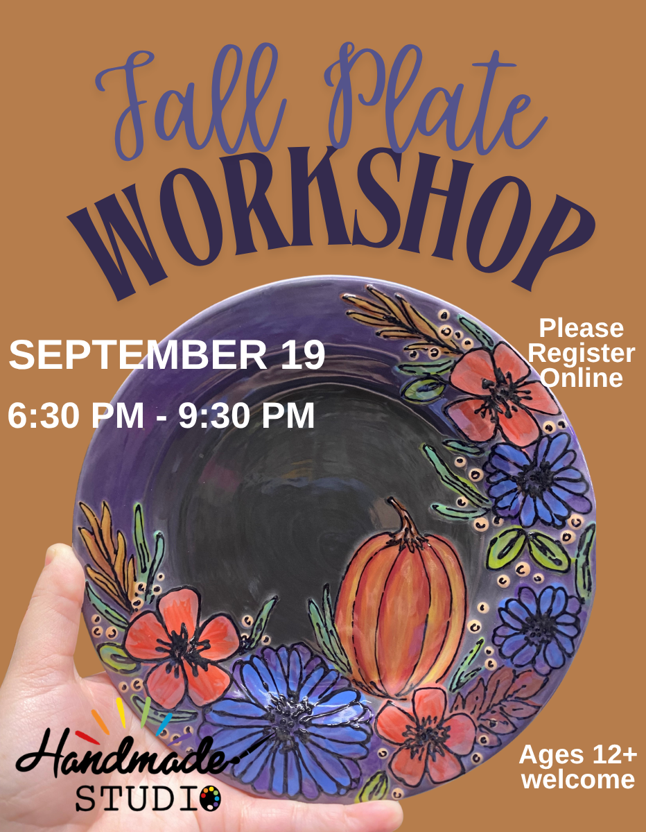 Fall Plate Workshop 9/19 @6:30pm