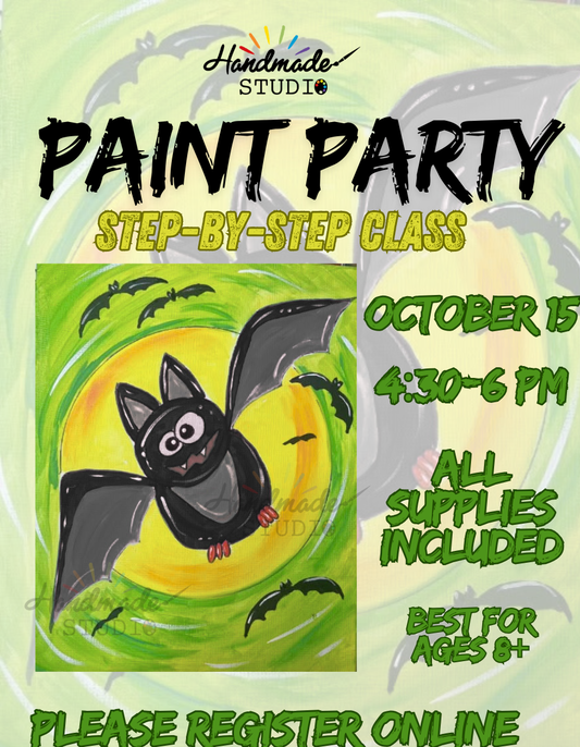Youth Paint Party 10/15 @4:30pm