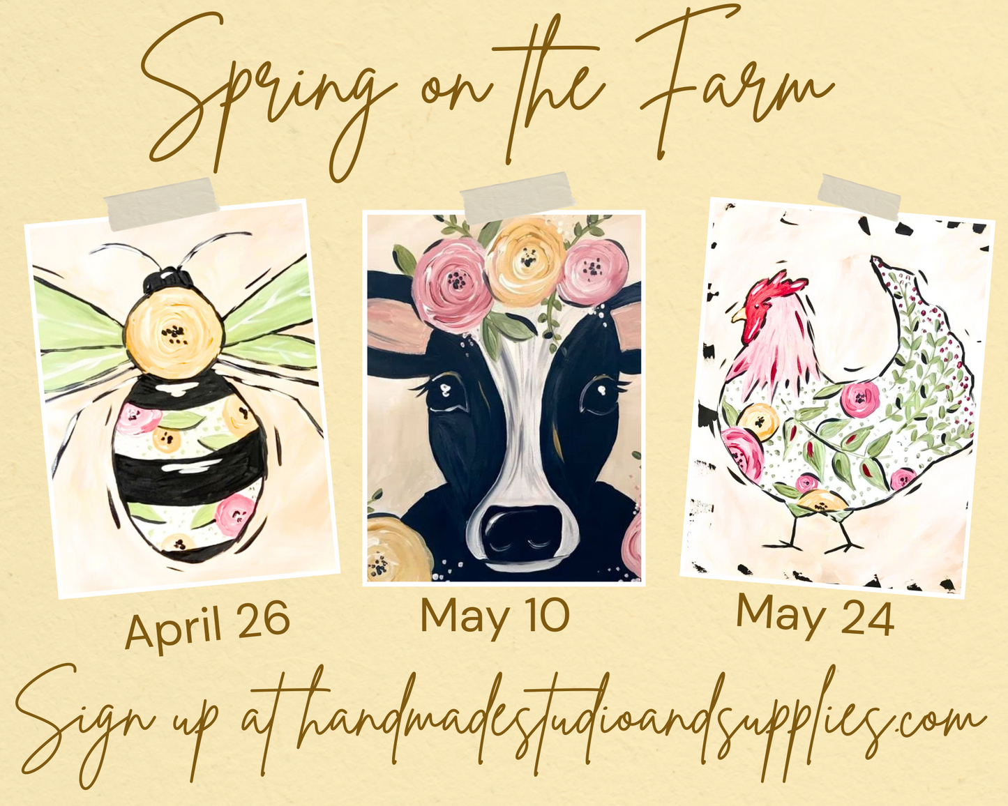 Spring on the Farm ~ Paint Class