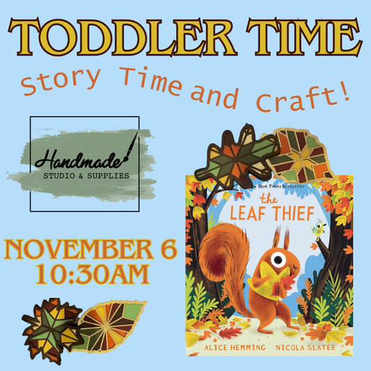 Toddler Time- Story Time & Craft 11/6 @10:30am