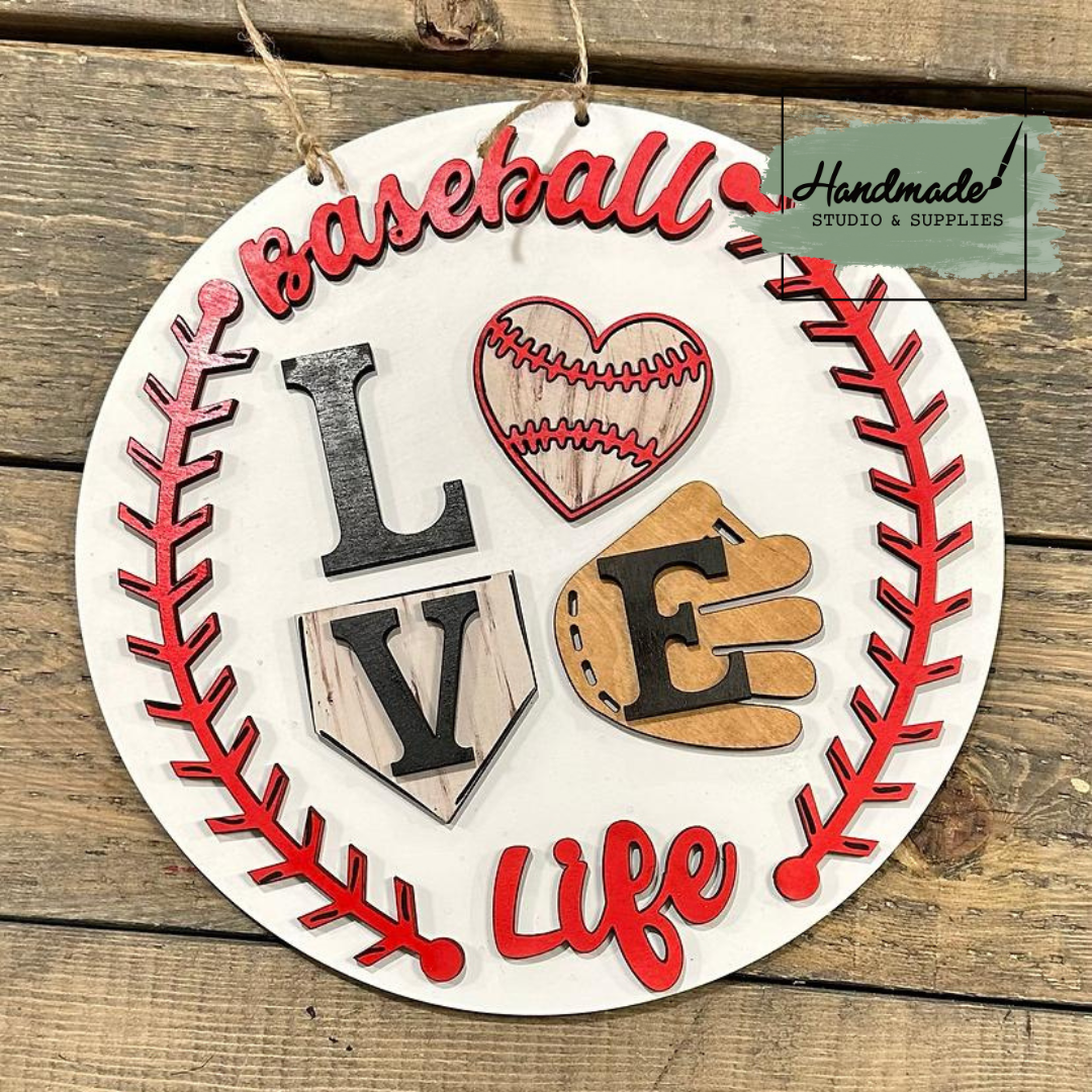 10" Baseball Life - LOVE