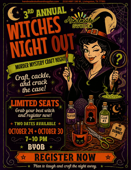 Witches Night Out - Murder Mystery Craft Night