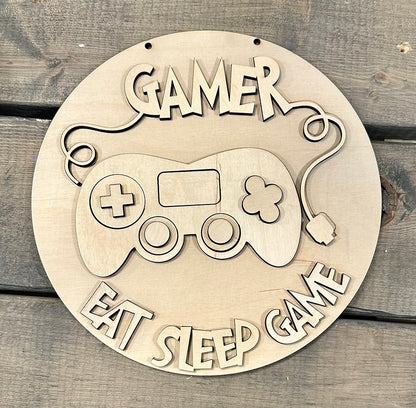 10" Gamer - Eat Sleep Game