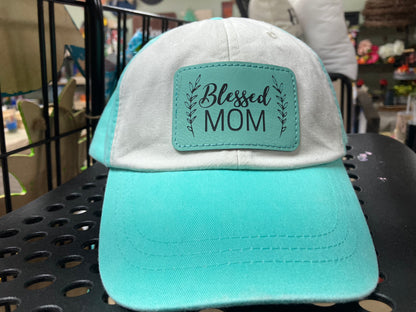 1/2 OFF** Blessed mom turquoise