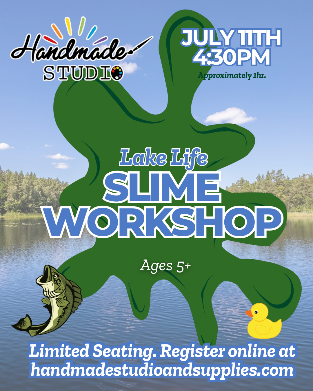Youth Slime Workshop7/11 @4:30pm