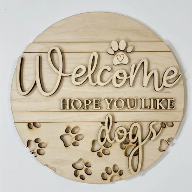 Welcome hope you like dogs - paw prints
