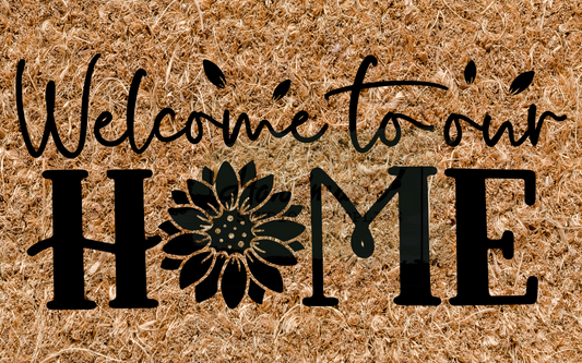 Welcome to our home - sunflower